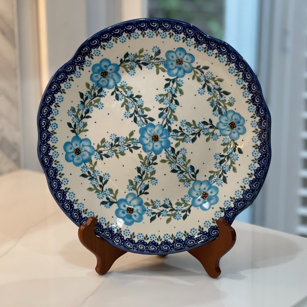 Gorgeous "Daphne" Floral Plate-Made in Poland-NEW - Picture 6 of 15
